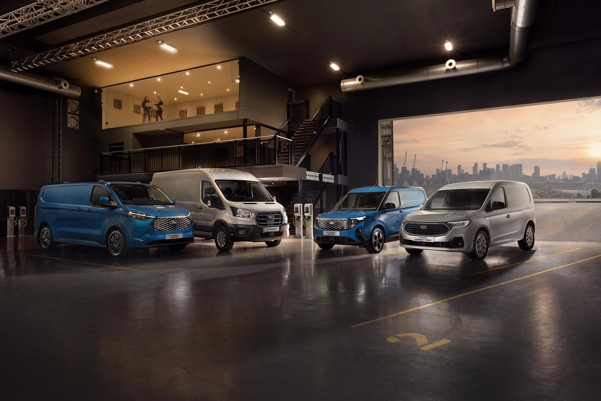 Moderné elektrické a fleet vozidlá Ford